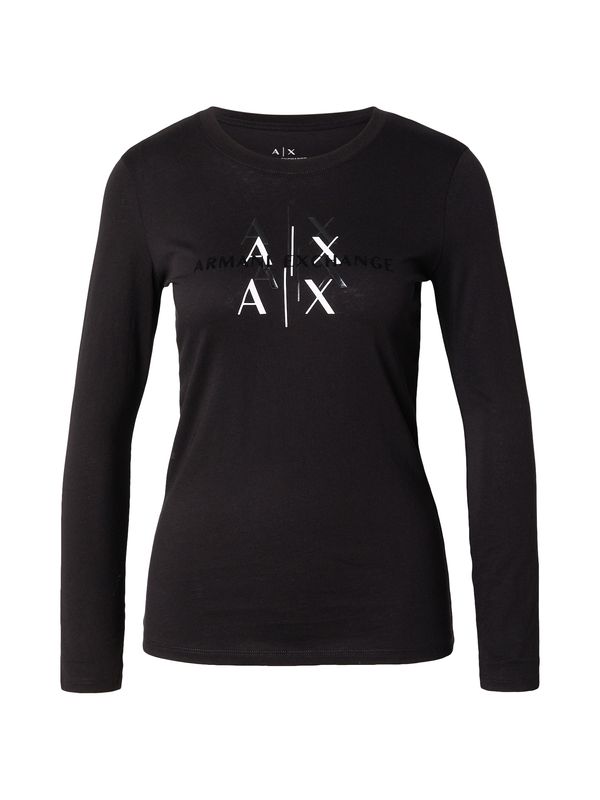 ARMANI EXCHANGE ARMANI EXCHANGE Majica  črna / bela