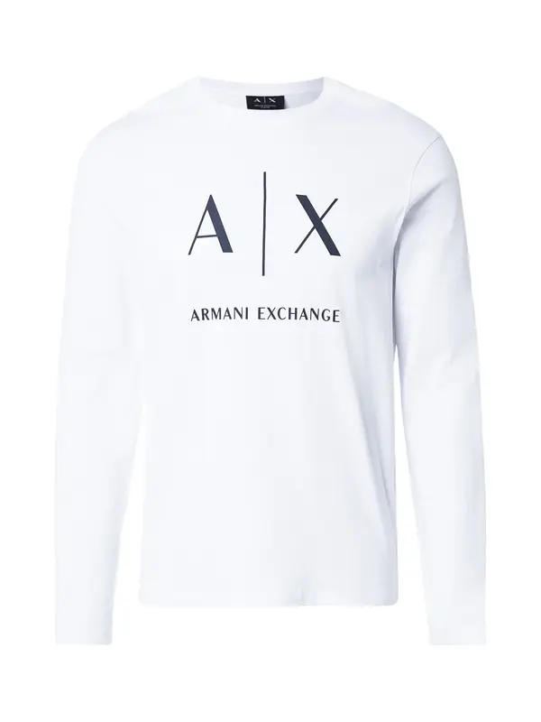 ARMANI EXCHANGE ARMANI EXCHANGE Majica  črna / bela