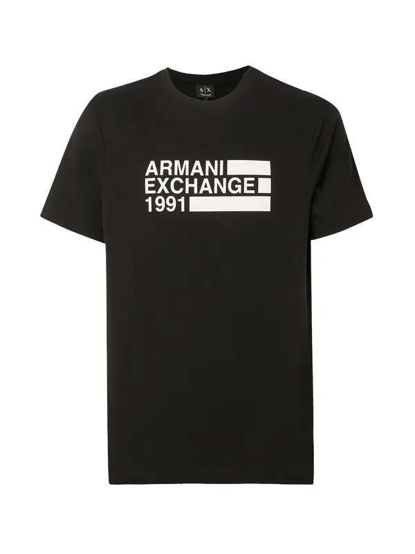 ARMANI EXCHANGE ARMANI EXCHANGE Majica  črna / bela