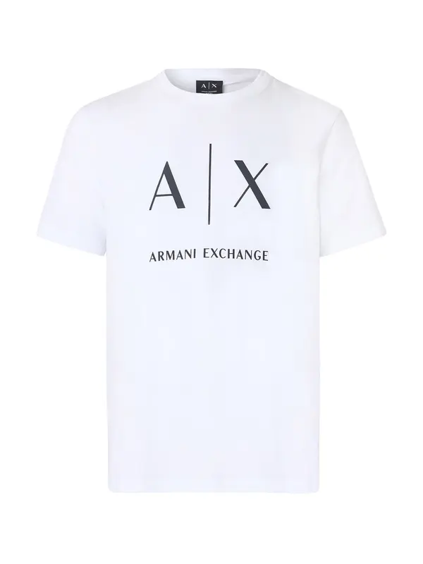 ARMANI EXCHANGE ARMANI EXCHANGE Majica  črna / bela