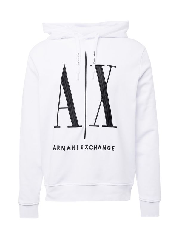 ARMANI EXCHANGE ARMANI EXCHANGE Majica  črna / bela