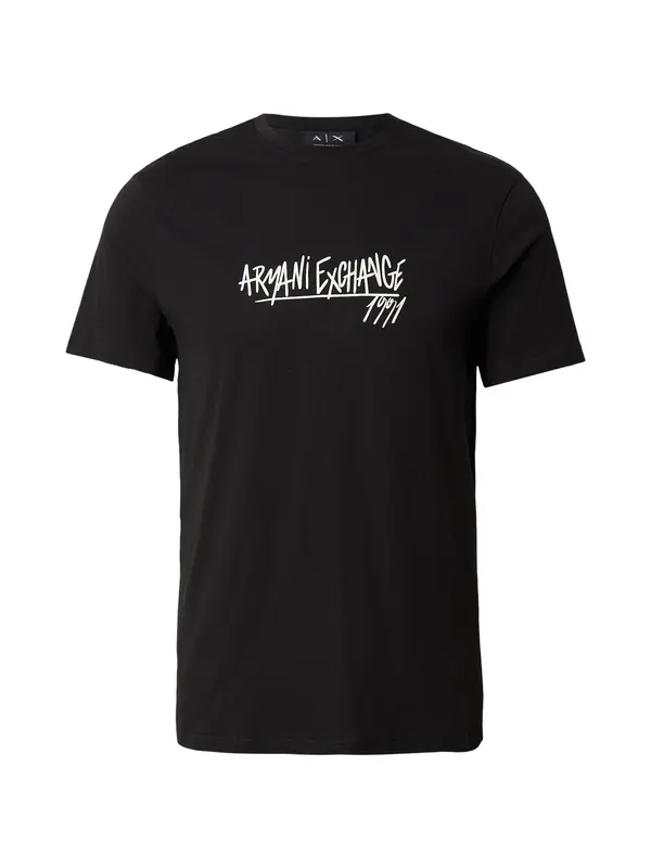 ARMANI EXCHANGE ARMANI EXCHANGE Majica  črna / bela