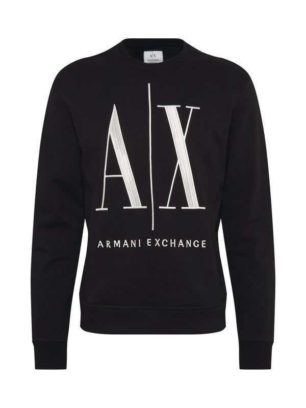 ARMANI EXCHANGE ARMANI EXCHANGE Majica  črna / bela