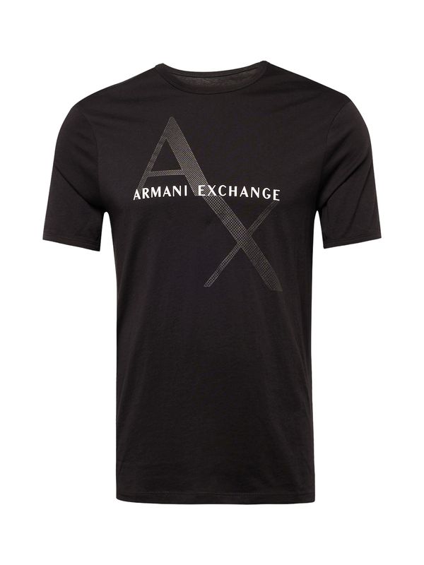 ARMANI EXCHANGE ARMANI EXCHANGE Majica  črna / bela