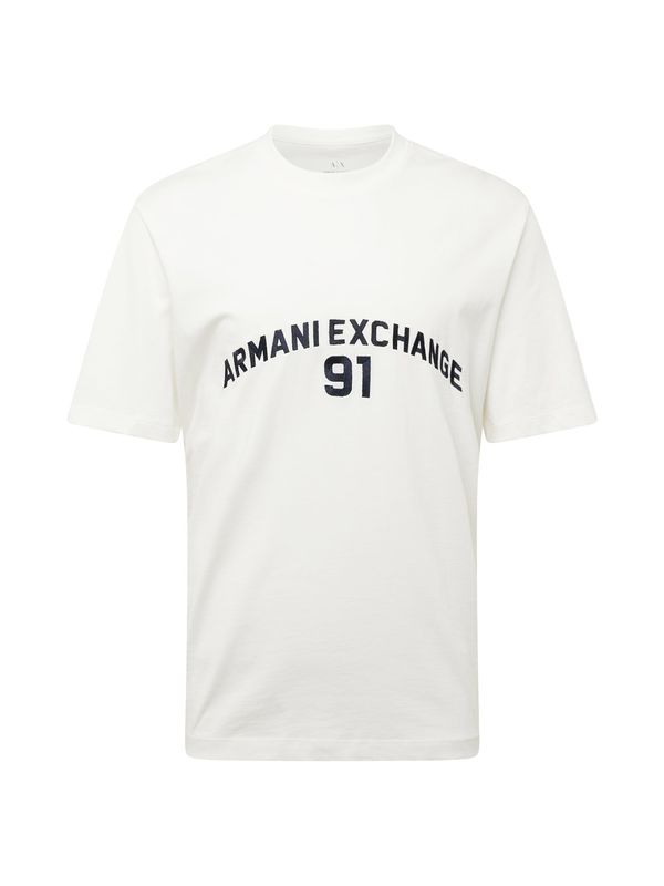ARMANI EXCHANGE ARMANI EXCHANGE Majica  črna / off-bela
