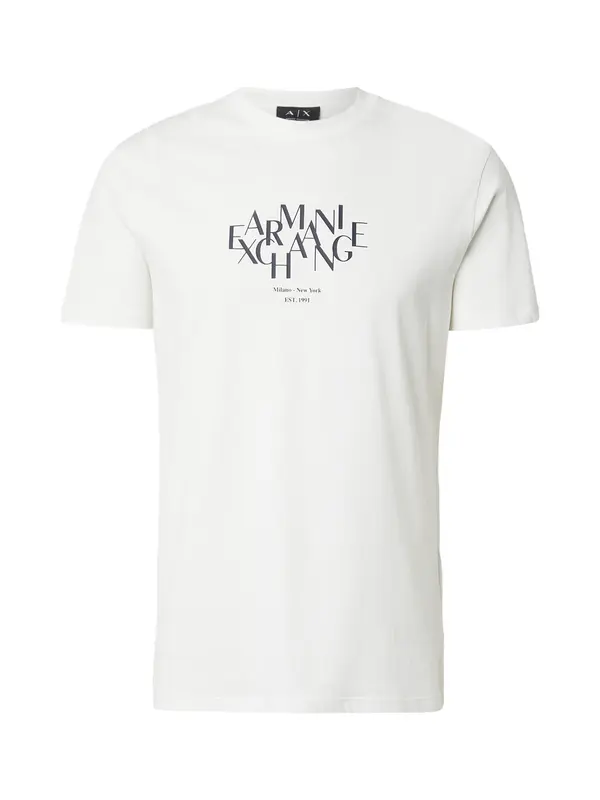 ARMANI EXCHANGE ARMANI EXCHANGE Majica  črna / off-bela