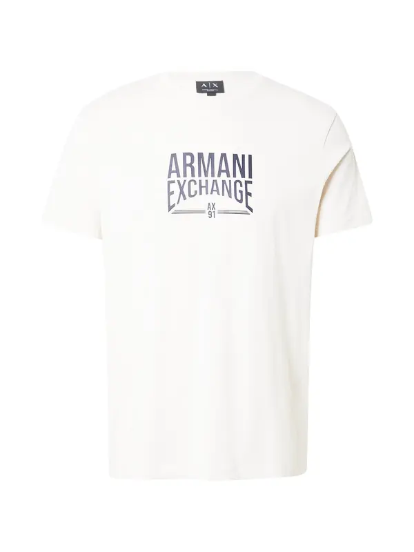 ARMANI EXCHANGE ARMANI EXCHANGE Majica  kremna / mornarska