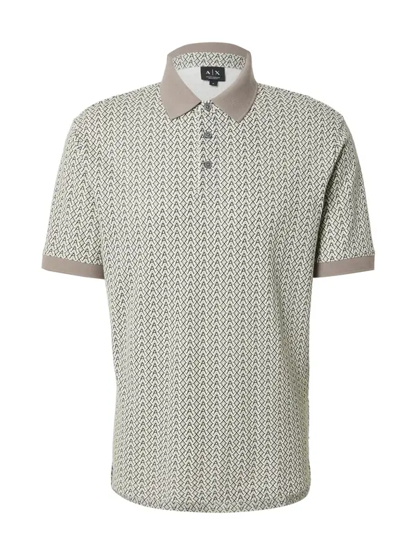 ARMANI EXCHANGE ARMANI EXCHANGE Majica  kremna / temno bež / črna