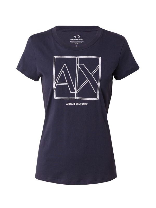 ARMANI EXCHANGE ARMANI EXCHANGE Majica  marine / bela