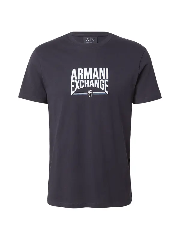ARMANI EXCHANGE ARMANI EXCHANGE Majica  mornarska / bela