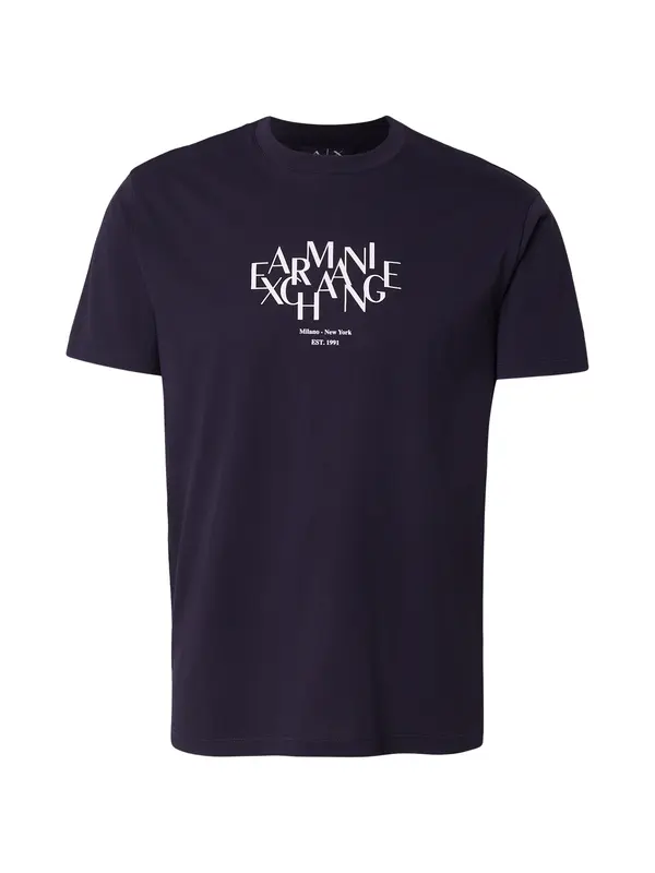 ARMANI EXCHANGE ARMANI EXCHANGE Majica  mornarska / bela