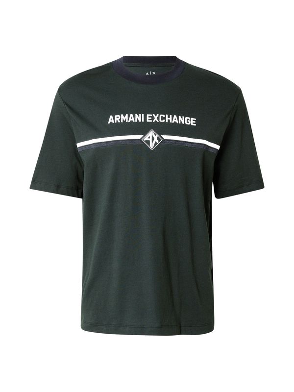 ARMANI EXCHANGE ARMANI EXCHANGE Majica  mornarska / jelka / bela