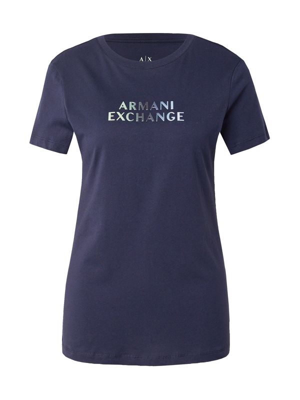 ARMANI EXCHANGE ARMANI EXCHANGE Majica  mornarska / svetlo modra / antracit / meta