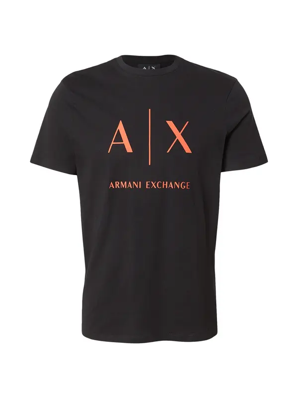 ARMANI EXCHANGE ARMANI EXCHANGE Majica  oranžna / črna