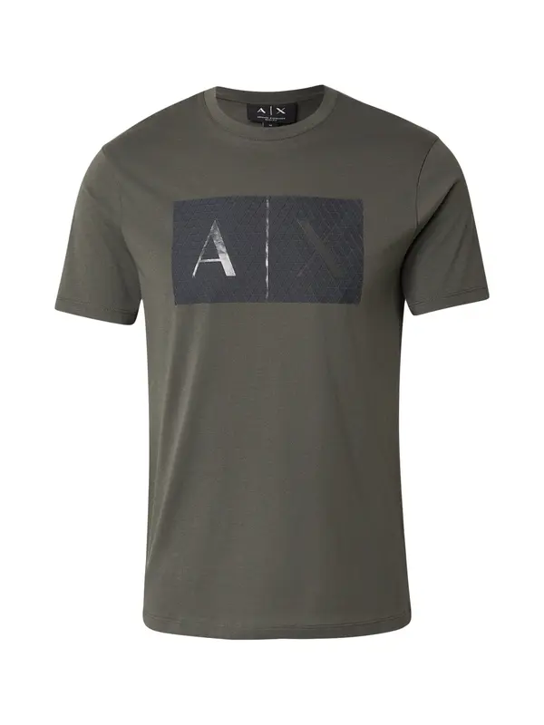 ARMANI EXCHANGE ARMANI EXCHANGE Majica  sepija / črna / srebrna