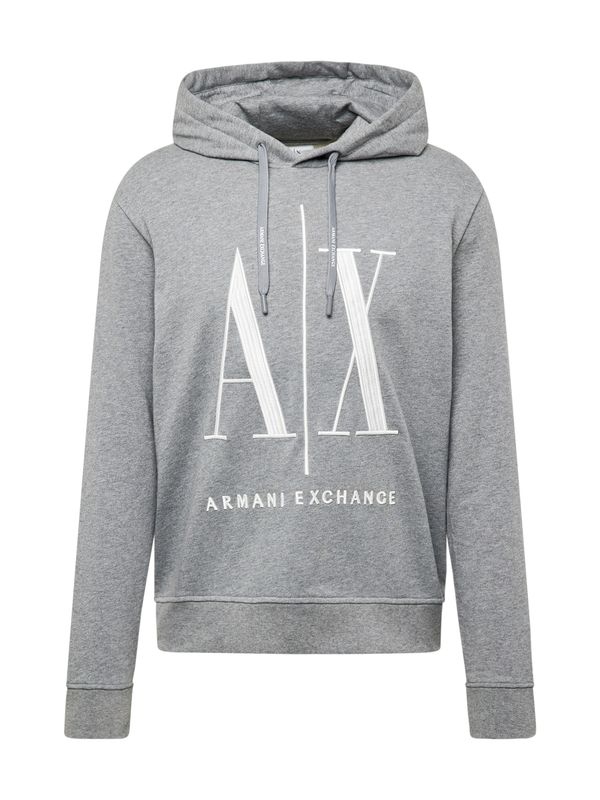 ARMANI EXCHANGE ARMANI EXCHANGE Majica  siva / bela