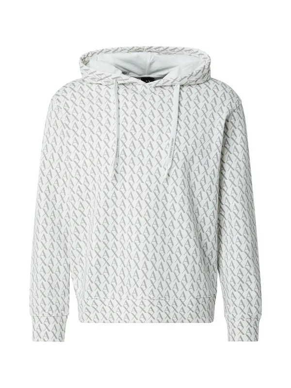ARMANI EXCHANGE ARMANI EXCHANGE Majica  svetlo siva / bela