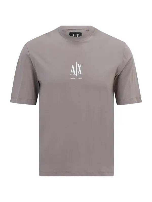 ARMANI EXCHANGE ARMANI EXCHANGE Majica  temno bež / bela