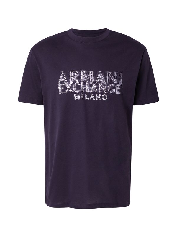 ARMANI EXCHANGE ARMANI EXCHANGE Majica  temno modra / bela