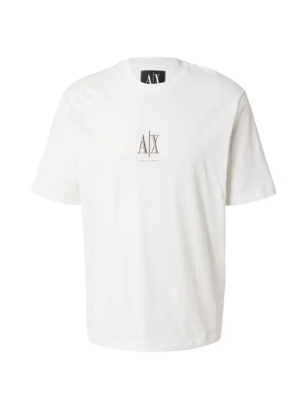 ARMANI EXCHANGE ARMANI EXCHANGE Majica  temno siva / off-bela