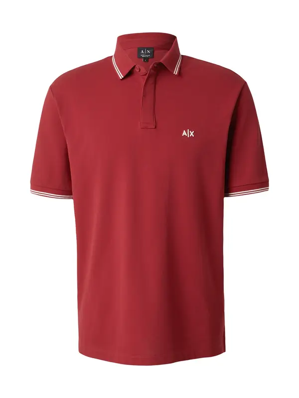ARMANI EXCHANGE ARMANI EXCHANGE Majica  vinsko rdeča / bela
