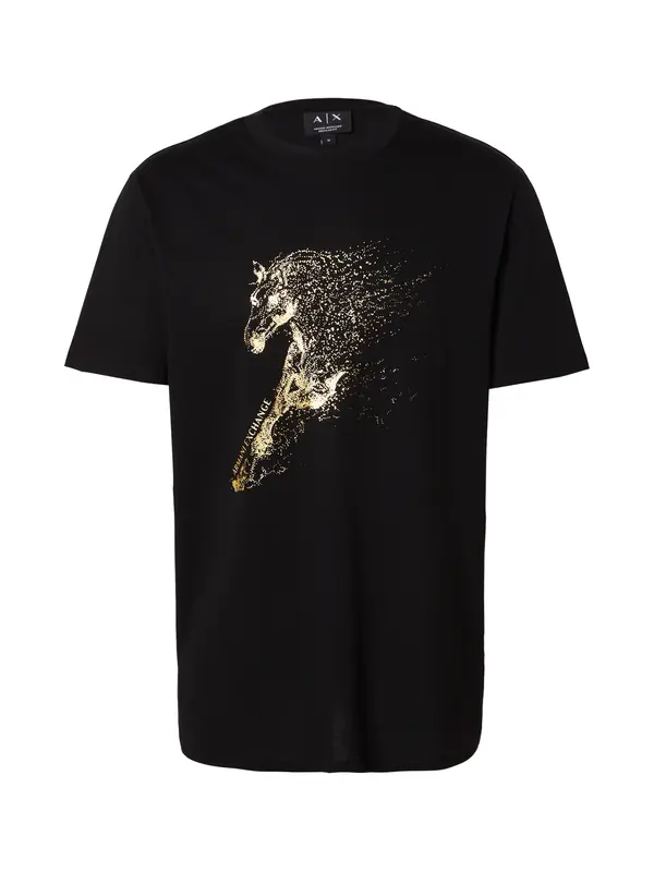 ARMANI EXCHANGE ARMANI EXCHANGE Majica  zlata / črna
