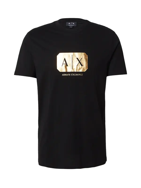 ARMANI EXCHANGE ARMANI EXCHANGE Majica  zlata / črna