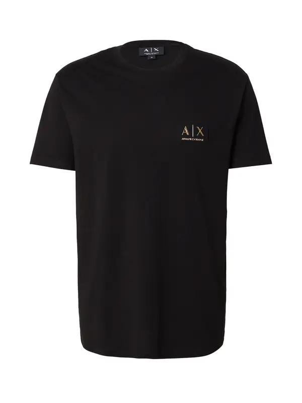 ARMANI EXCHANGE ARMANI EXCHANGE Majica  zlata / črna