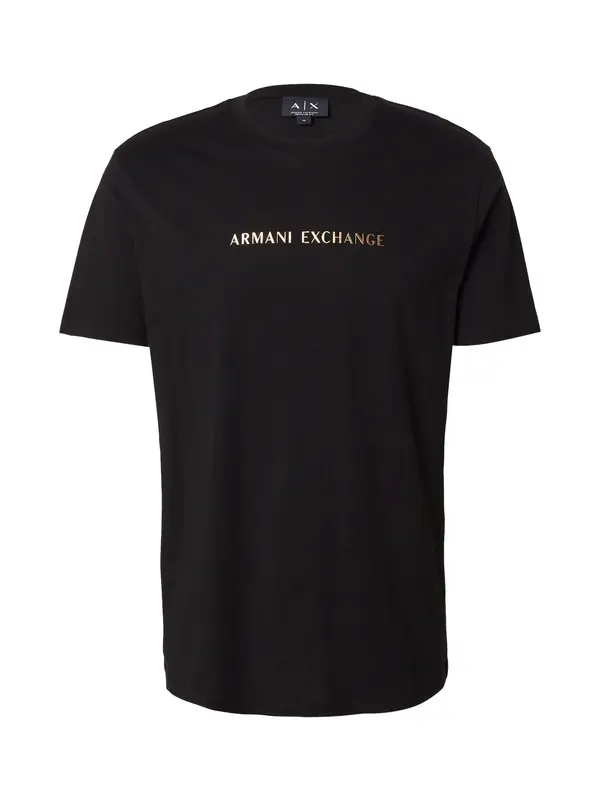 ARMANI EXCHANGE ARMANI EXCHANGE Majica  zlata / črna