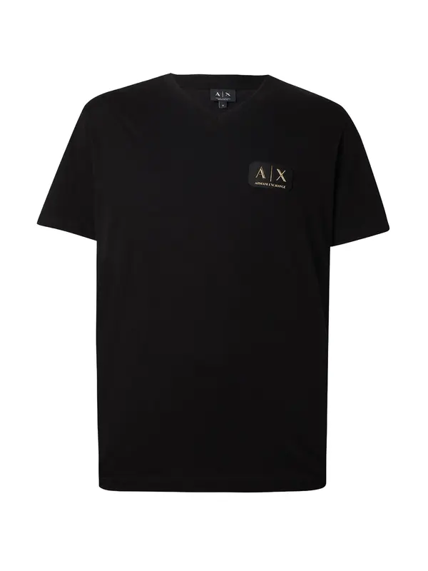 ARMANI EXCHANGE ARMANI EXCHANGE Majica  zlata / črna