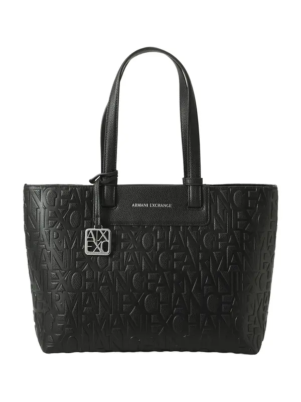 ARMANI EXCHANGE ARMANI EXCHANGE Nakupovalna torba 'Liz Pebble'  črna