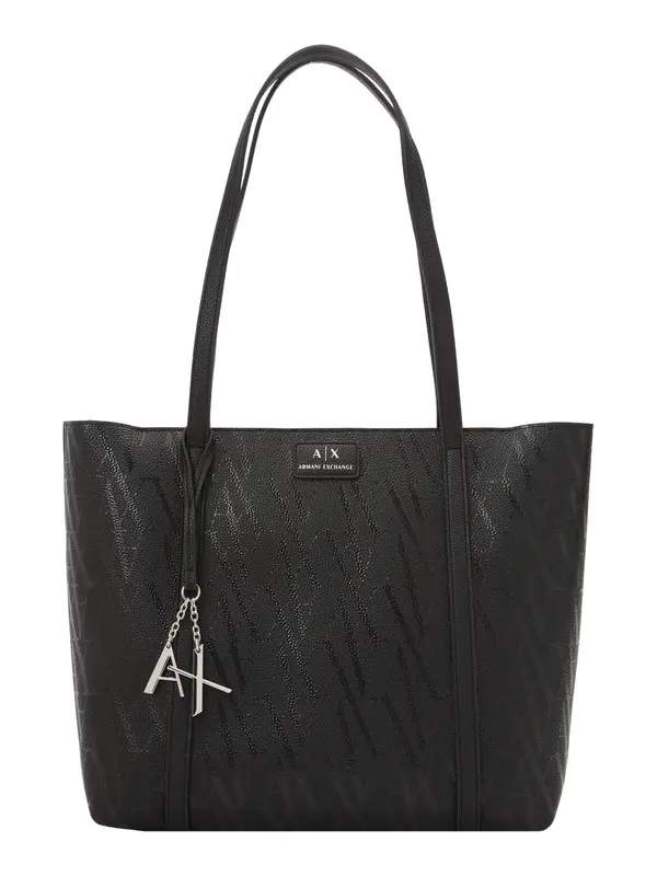 ARMANI EXCHANGE ARMANI EXCHANGE Nakupovalna torba 'SILVYE'  črna