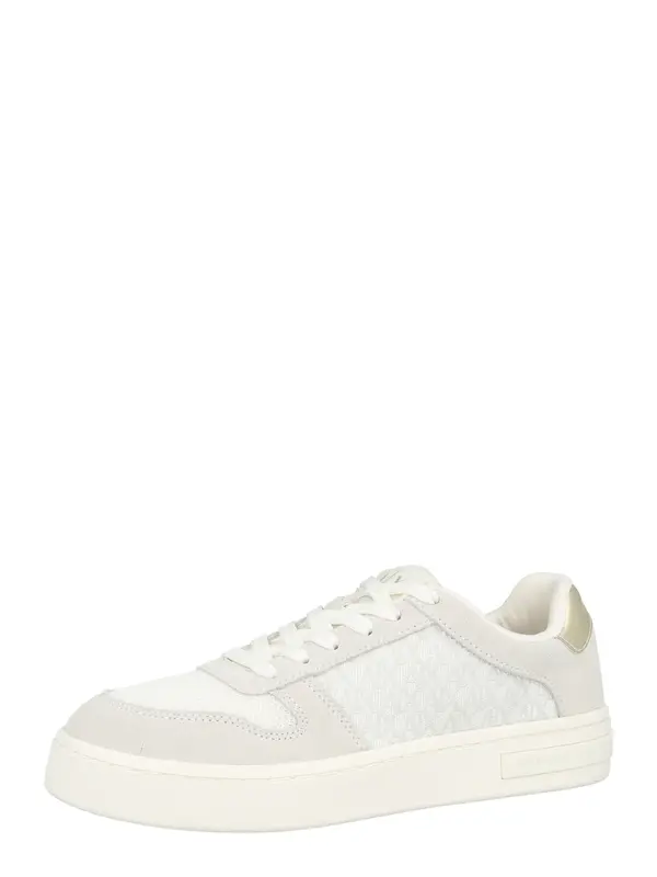 ARMANI EXCHANGE ARMANI EXCHANGE Nizke superge 'LONDON'  srebrna / bela / off-bela