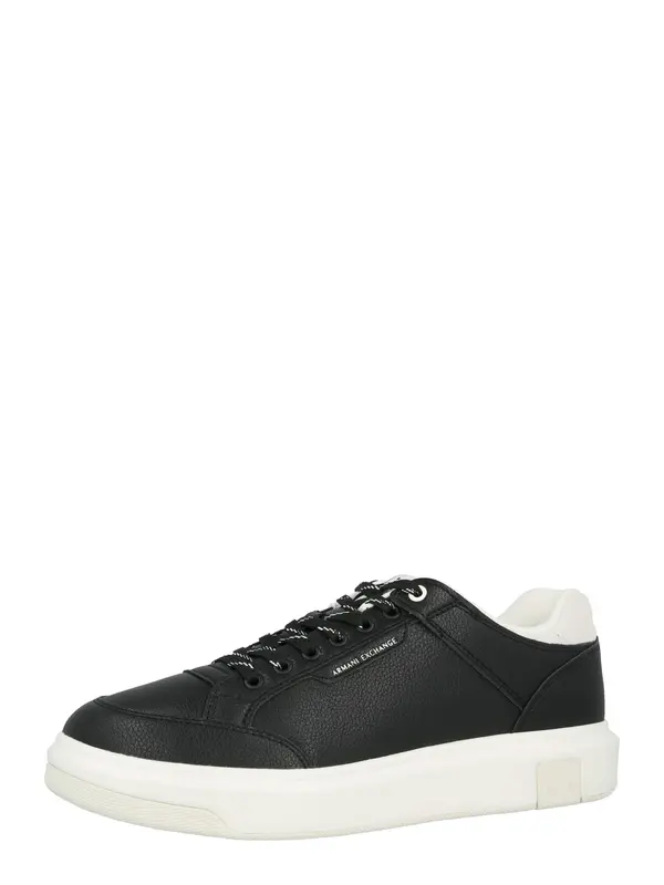 ARMANI EXCHANGE ARMANI EXCHANGE Nizke superge 'VENICE'  črna / bela