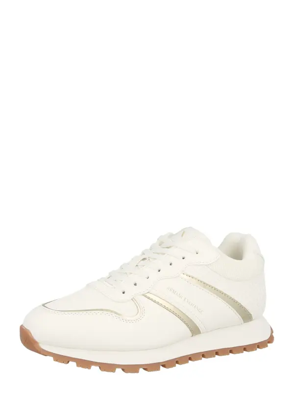ARMANI EXCHANGE ARMANI EXCHANGE Nizke superge  zlata / off-bela