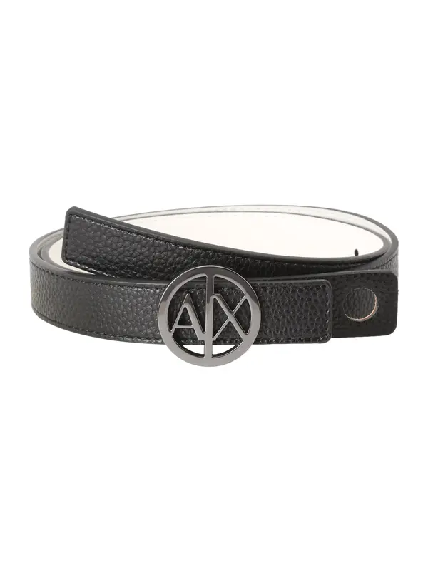 ARMANI EXCHANGE ARMANI EXCHANGE Pas  črna / bela