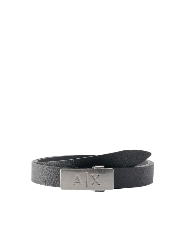 ARMANI EXCHANGE ARMANI EXCHANGE Pas  črna / srebrna