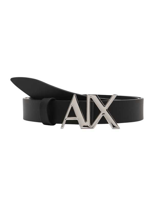 Armani ARMANI EXCHANGE Pas  črna / srebrna