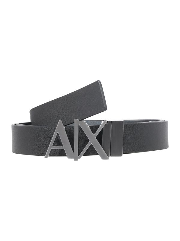 ARMANI EXCHANGE ARMANI EXCHANGE Pas  črna / srebrna