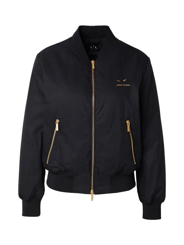 ARMANI EXCHANGE ARMANI EXCHANGE Prehodna jakna  zlata / črna