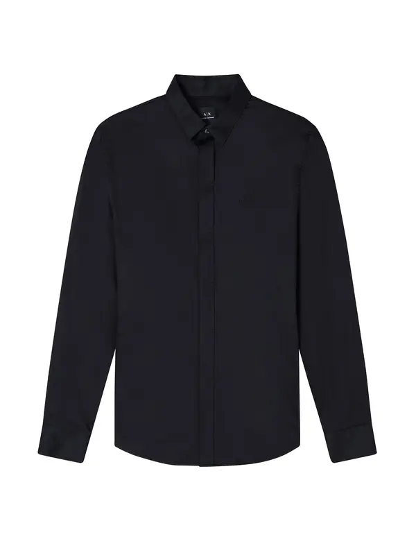 ARMANI EXCHANGE ARMANI EXCHANGE Srajca 'Camicia AX ARMANI EXCHANGE da Uomo - 8NZCBD0113'  črna