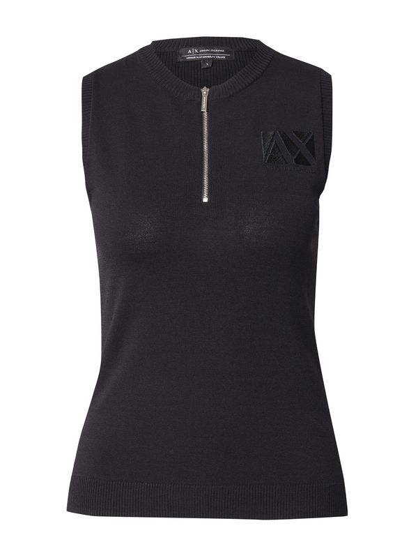 ARMANI EXCHANGE ARMANI EXCHANGE Top z naramnicami  črna