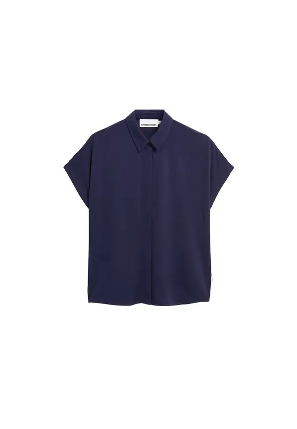 ARMEDANGELS ARMEDANGELS Bluza 'Larisaana'  temno modra