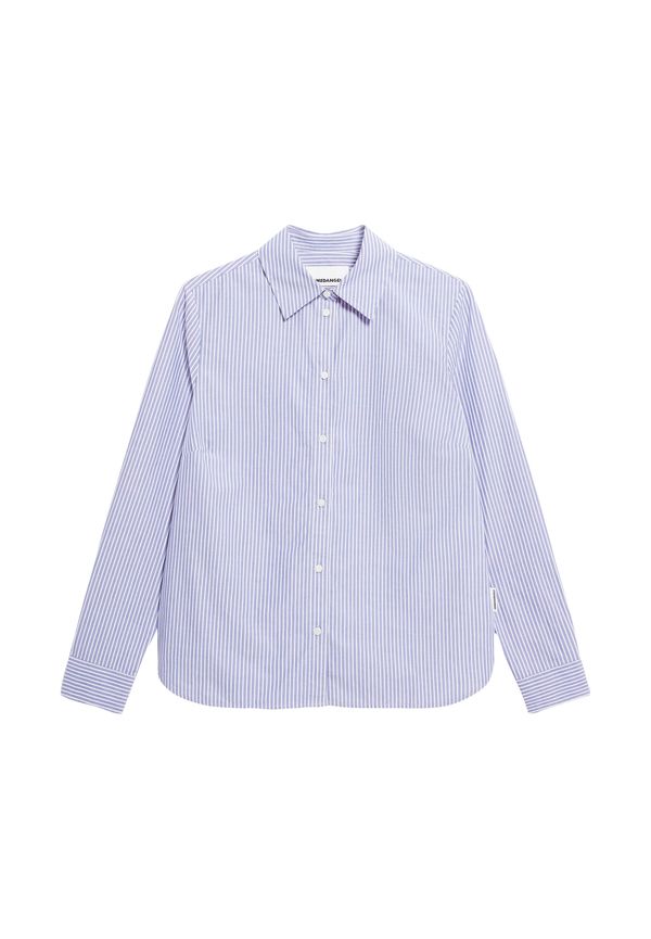 ARMEDANGELS ARMEDANGELS Bluza ' LOUILAA'  svetlo modra / bela