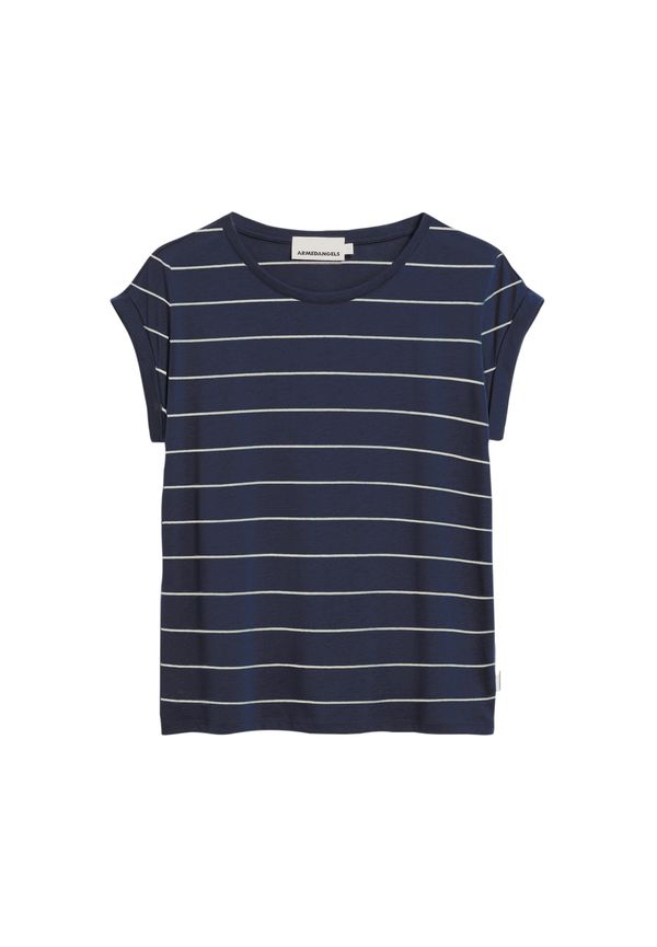 ARMEDANGELS ARMEDANGELS Majica 'Jilaana'  kremna / mornarska