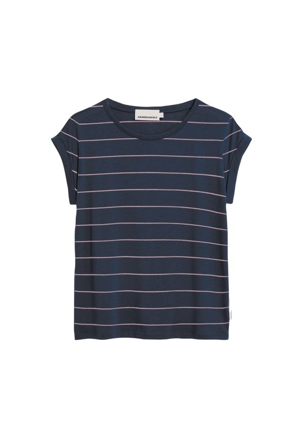 ARMEDANGELS ARMEDANGELS Majica 'JILAANA'  temno modra / roza