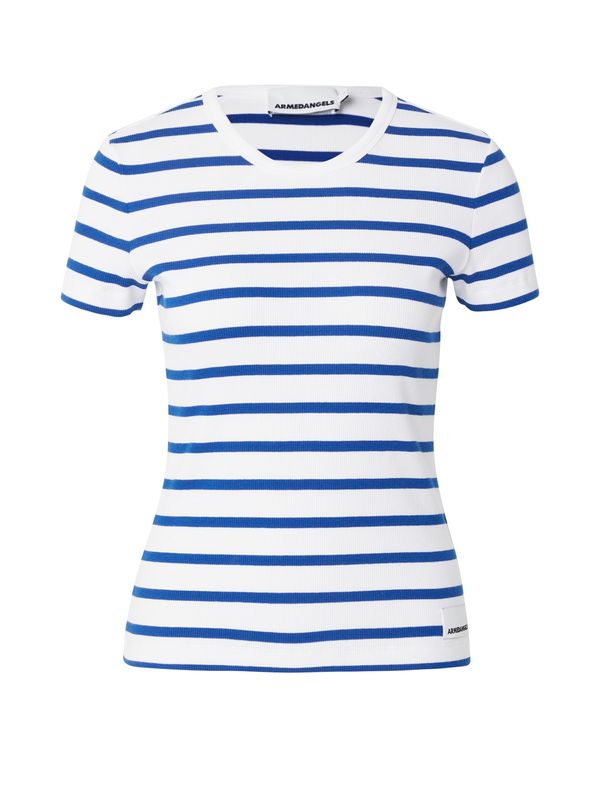 ARMEDANGELS ARMEDANGELS Majica 'Kardaa'  modra / bela