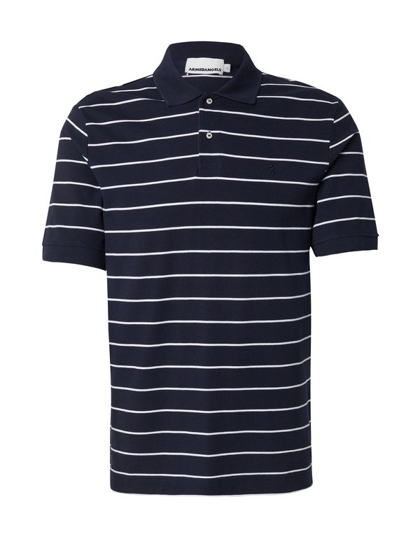 ARMEDANGELS ARMEDANGELS Majica 'MAARIO'  mornarska / bela