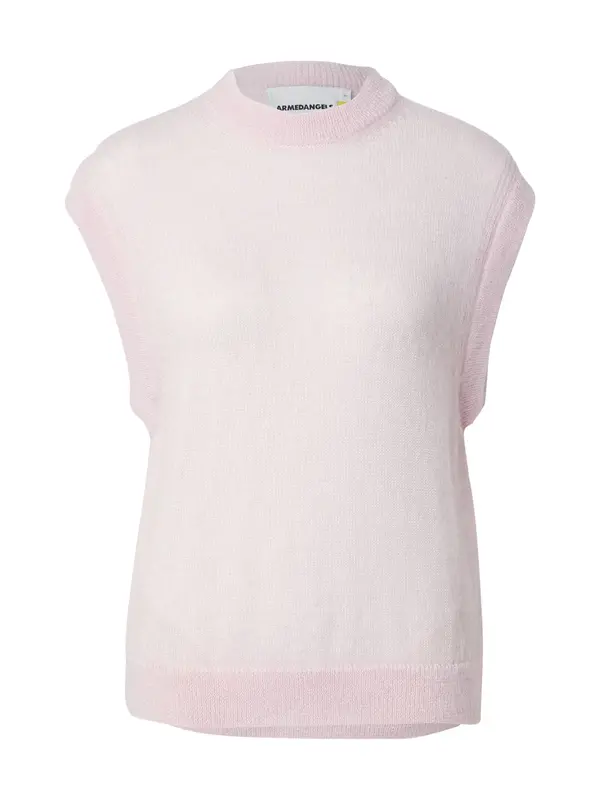 ARMEDANGELS ARMEDANGELS Pleten brezrokavnik  pastelno roza