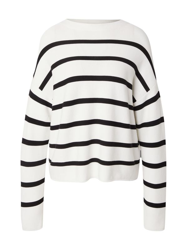 ARMEDANGELS ARMEDANGELS Pulover 'MERINAA'  črna / bela